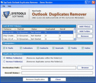 Duplicate Outlook Contacts Remover screenshot